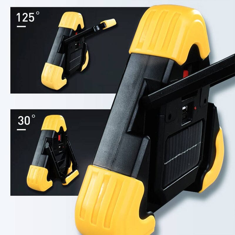3-i-1 Solcellsdriven LED-Varningstriangel