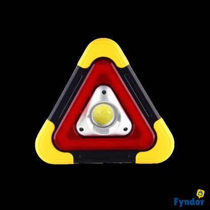 3-i-1 Solcellsdriven LED-Varningstriangel