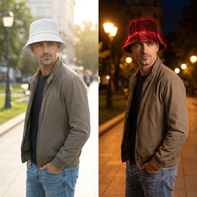 GlowBeat™ Ljuskeps | Syns. Stick ut. Bli oförglömlig. 🔥