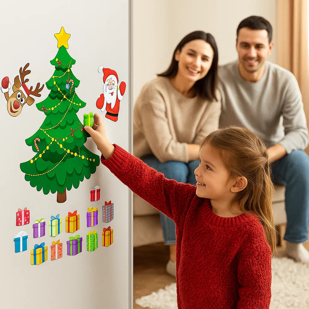 Juligt MagnetMontessori™ | Magnetiska julklistermärken för pedagogiska lekar