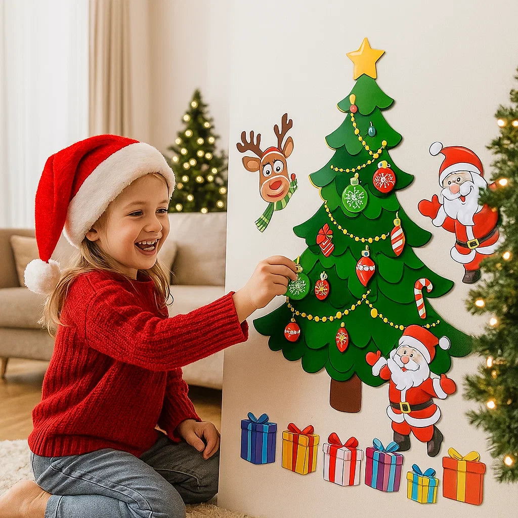 Juligt MagnetMontessori™ | Magnetiska julklistermärken för pedagogiska lekar
